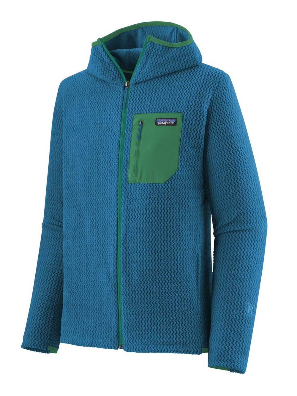 Patagonia Men’s R1 Full-Zip Hoody | large blue fleece